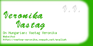 veronika vastag business card